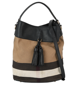 Ashby Bag, Canvas/Leather, Brown/Black, S/DB, MII, 2*